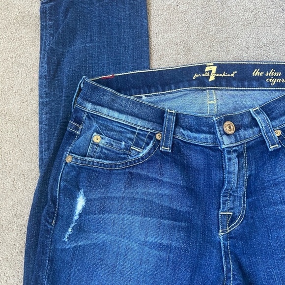 7 For All Mankind “ the slim cigarette” size 25 - Picture 8 of 9